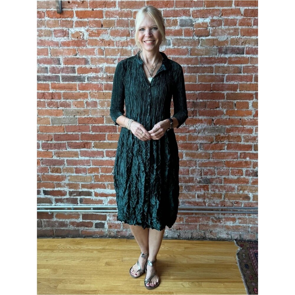 Alquema Nehru Coat Dress Size M Retail $268